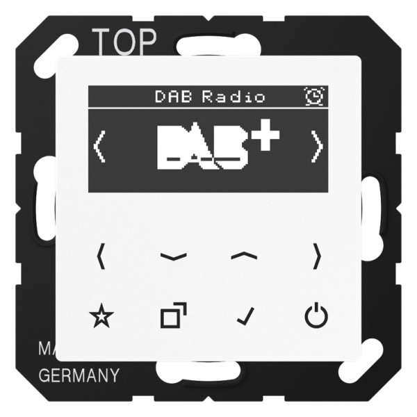 1St. Jung DABAWW Smart Radio DAB+ Digitalradio Display Sensortasten UKW DAB+ DAB A WW