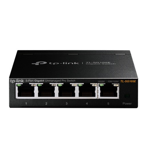 1St. TP-Link 40-21-7740 TL-SG105E 5-Port Gigabit Easy Smart Switch TL-SG105E