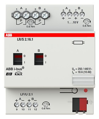 1St. ABB LR/S2.16.1 Lichtregler, 2f, 1-10V, REG