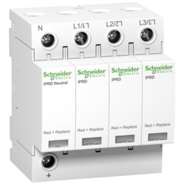 1St. Schneider Electric A9L40601 Überspannungsabl. iPRD40r, Typ 2, Steckb. Schutzmodule, 3P+N, Imax 40kA