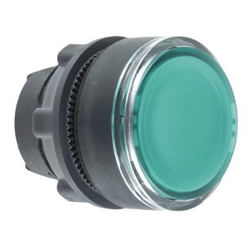 1St. Schneider Electric ZB5AA38 Frontelement für Leuchtdrucktaster ZB5, tastend, grün, Ø 22 mm
