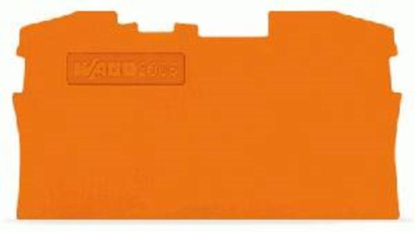 25St. Wago 2006-1292 Abschluss-und Zwischenplatte 6-10mm Orange 20061292