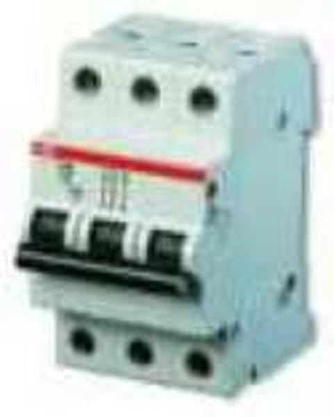 1St. Abb S203-C6 2CDS253001R0064 compact Sicherungsautomat 3P.C 6A SYSTEM PRO M