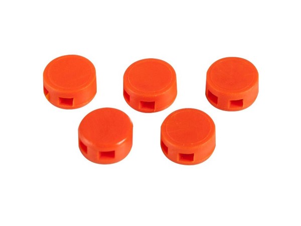 1St. Dietz 9190010 Plomben Kunststoffplomben, orange, 1.000 Stück d= 10 mm