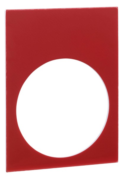 10St. Schneider Electric ZB2BY2101 Bezeichnungsschild, 30x40mm, 1 schwarze Seite, 1 rote Seite, neutral